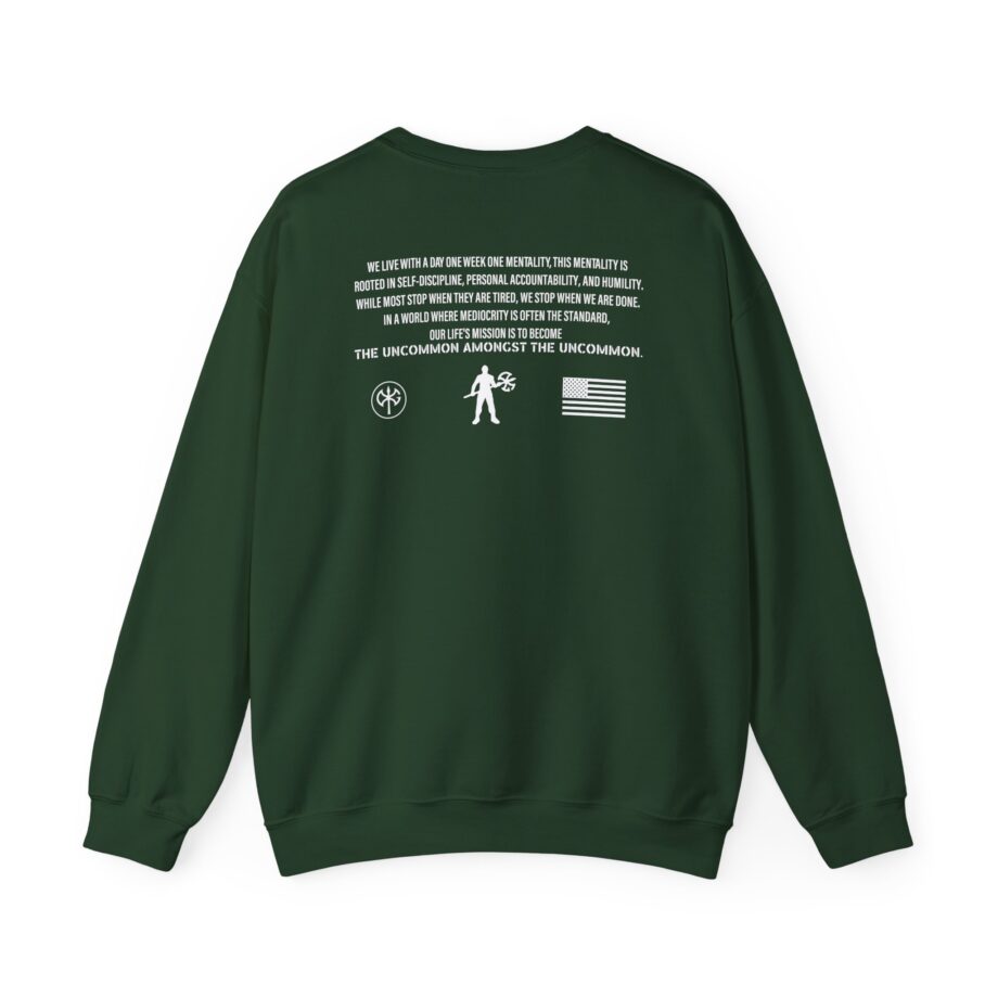 David Goggins Ethos Slogan Unisex Heavy Blend™ Crewneck Sweatshirt