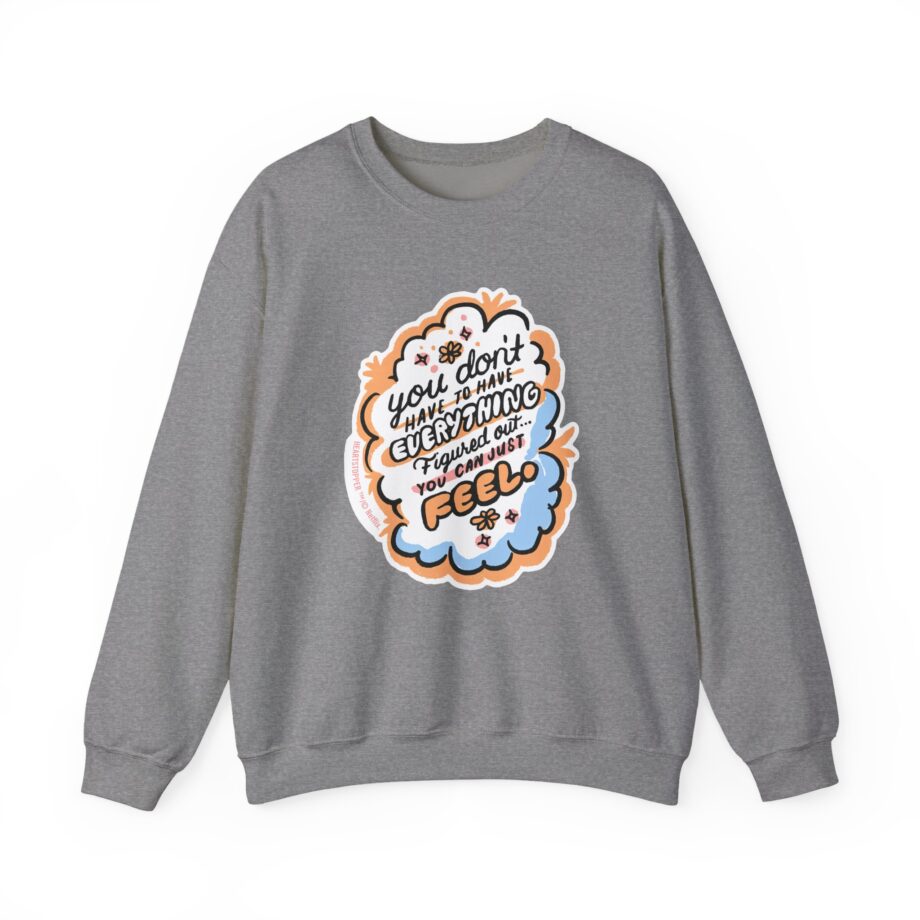 Heartstopper You Can Just Feel Unisex Heavy Blend™ Crewneck Sweatshirt