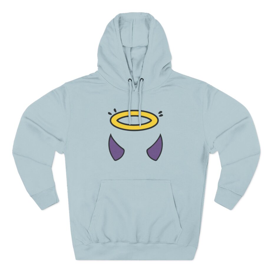Thasup Angel Devil Three-Panel Fleece Hoodie