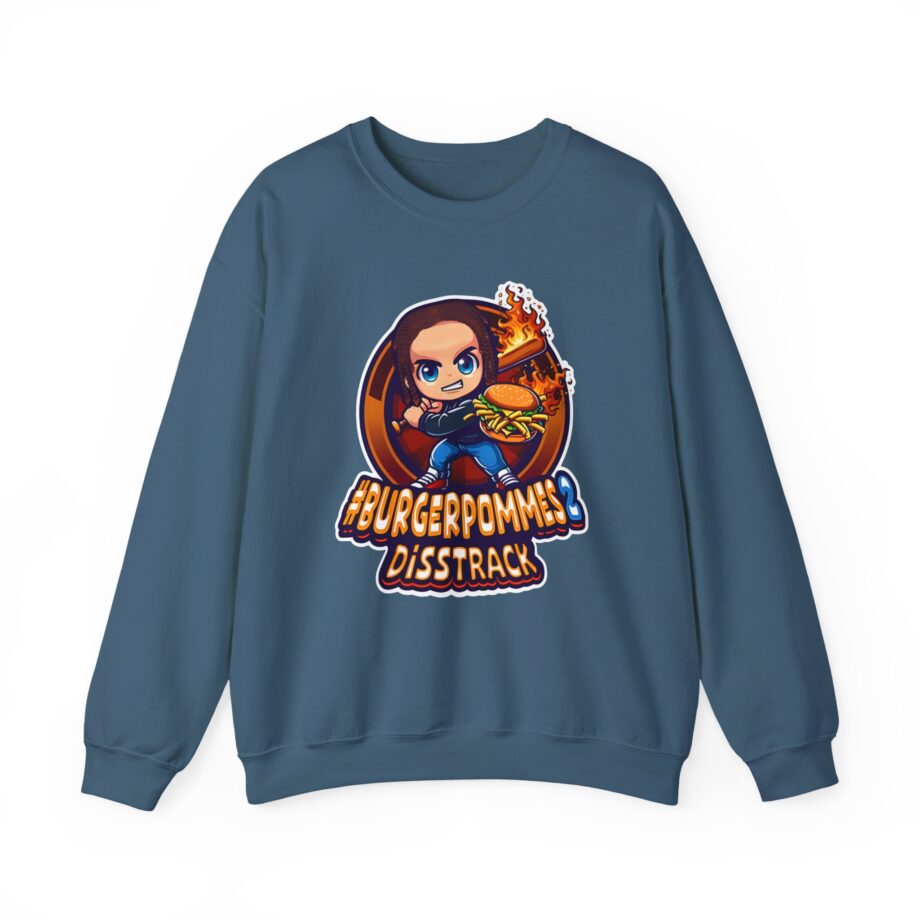 Burger Pommes Unisex Heavy Blend™ Crewneck Sweatshirt