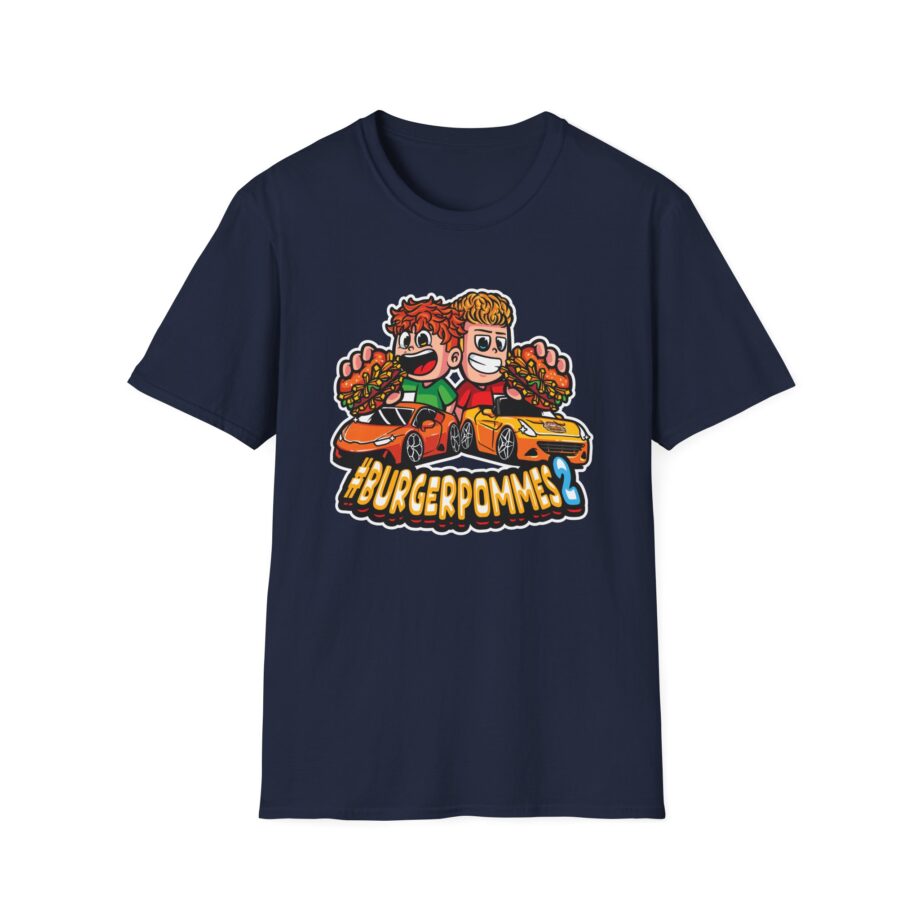 Burger Pommes Unisex Softstyle T-Shirt