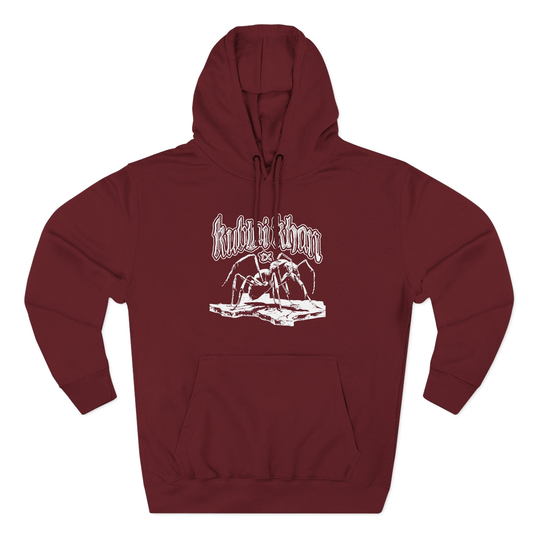 Kublai Khan Antpile 2 Black Three-Panel Fleece Hoodie