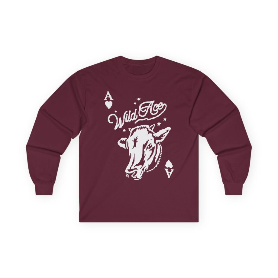 Kallmekris Wild Ace Knit Unisex Ultra Cotton Long Sleeve Tee