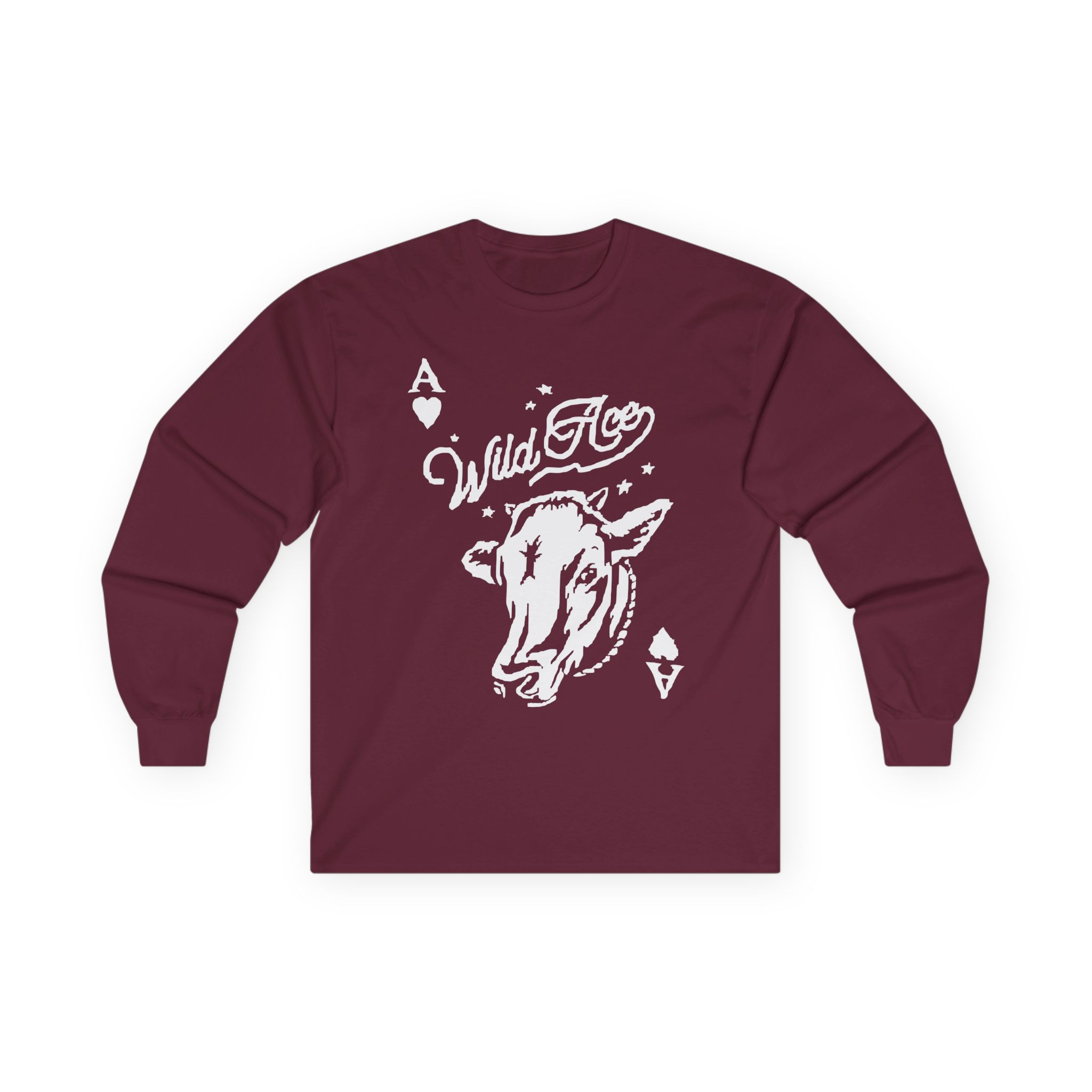 Kallmekris Wild Ace Knit Unisex Ultra Cotton Long Sleeve Tee