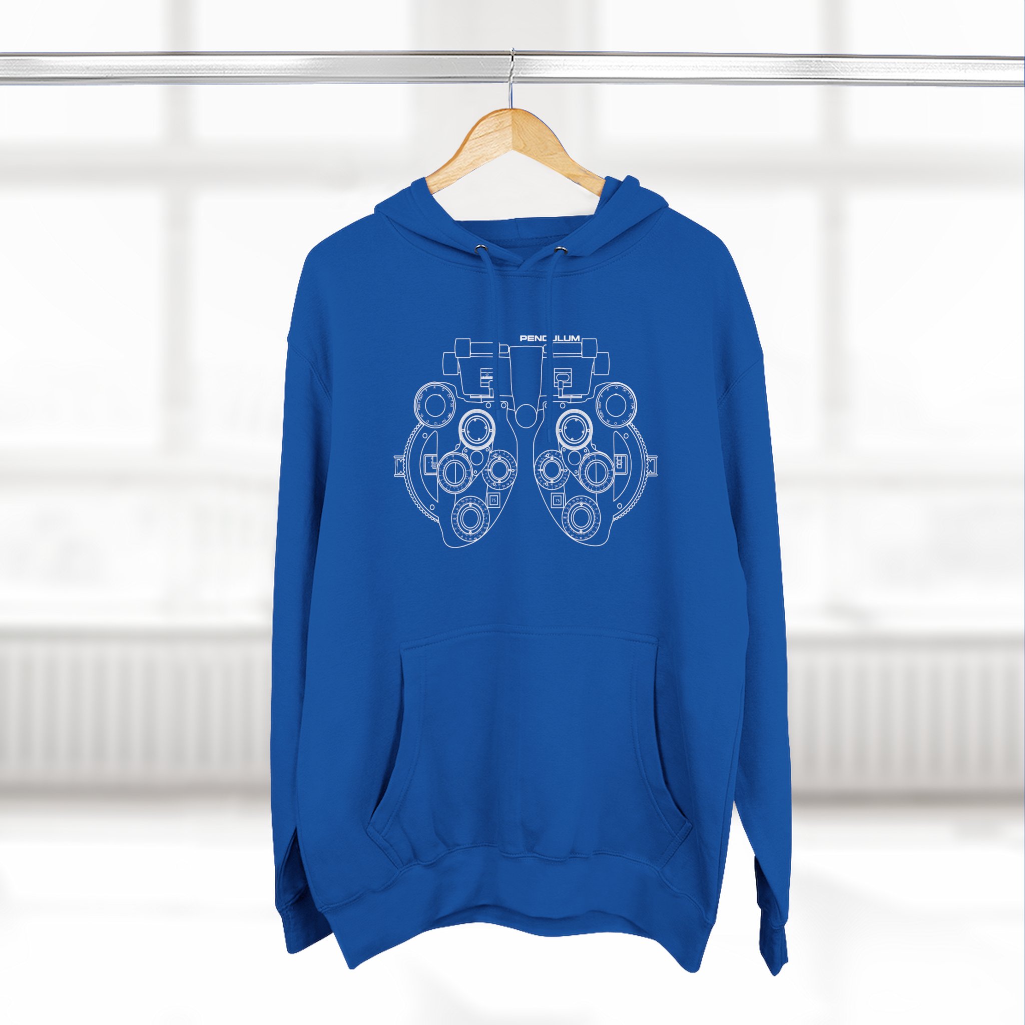 Pendulum Optical Three-Panel Fleece Hoodie