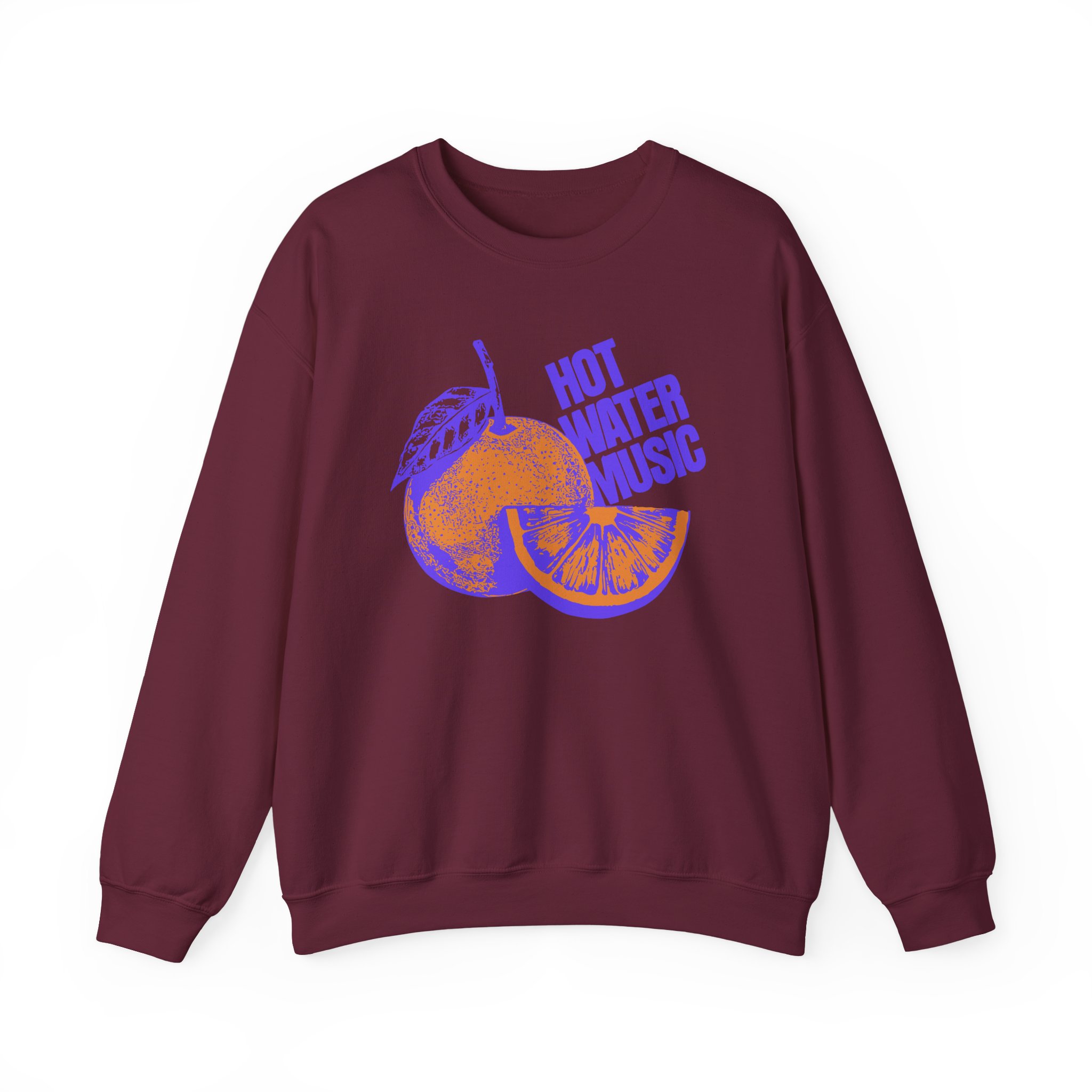 Hot Water Music Florida Orange Unisex Heavy Blendâ„¢ Crewneck Sweatshirt