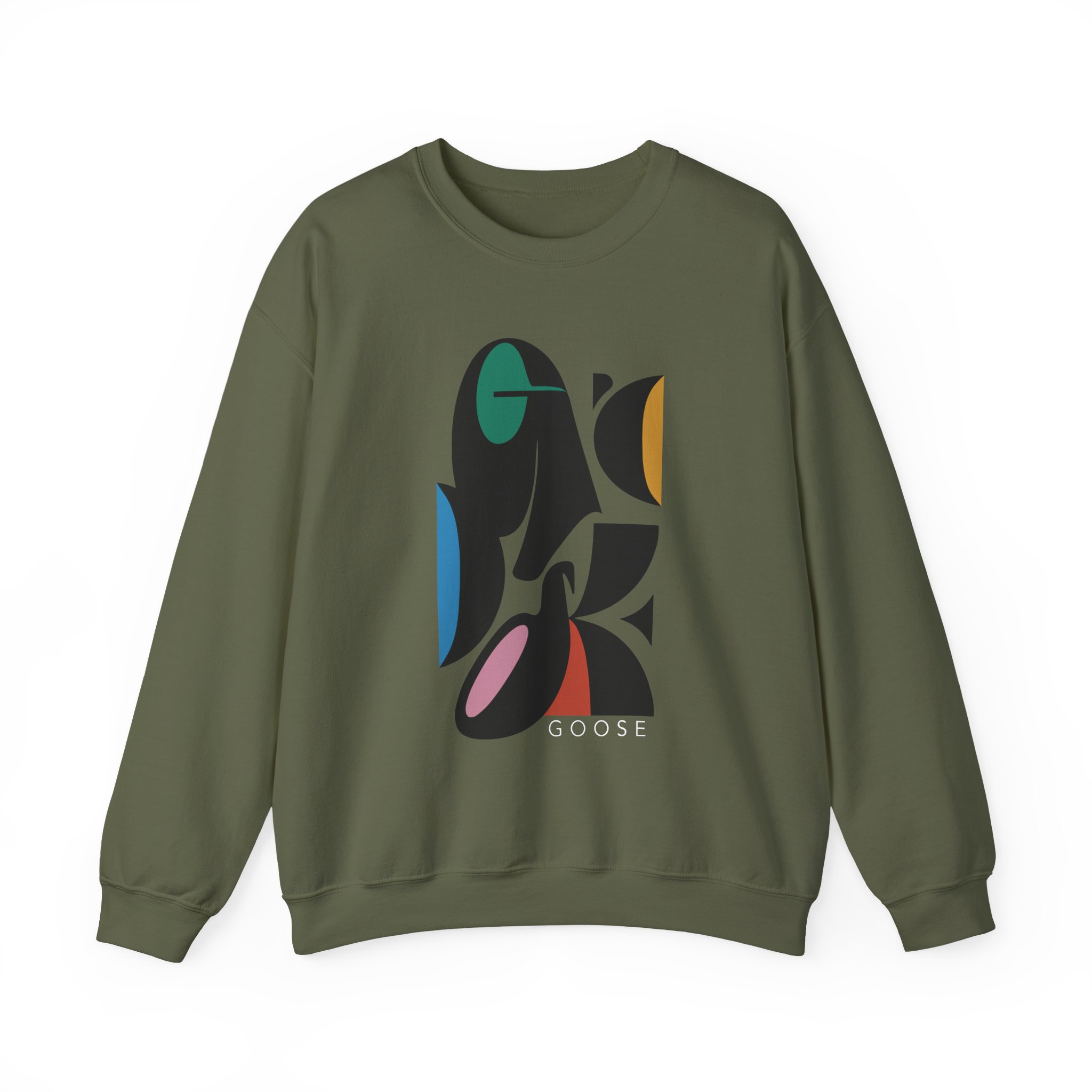 Goose Warp Spheres Unisex Heavy Blendâ„¢ Crewneck Sweatshirt