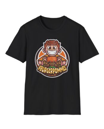 Burger Pommes Unisex Softstyle T-Shirt