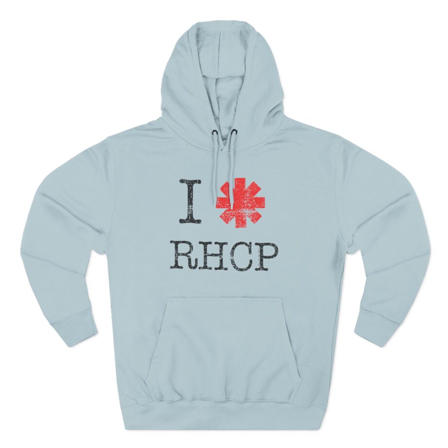 Red Hot Chili Peppers I Heart Rhcp Three-Panel Fleece Hoodie