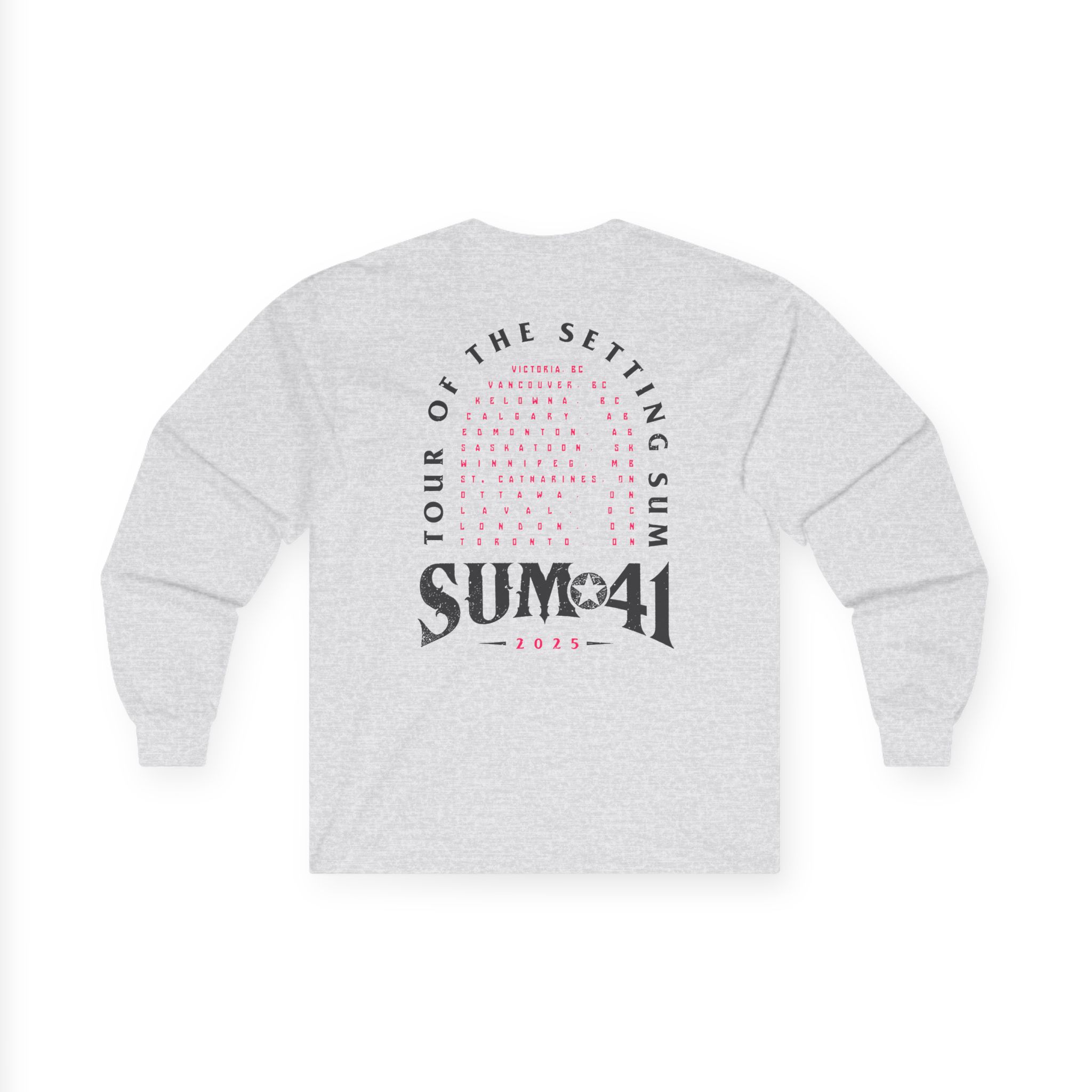 Sum 41 Tour of the Setting Sum Unisex Ultra Cotton Long Sleeve Tee