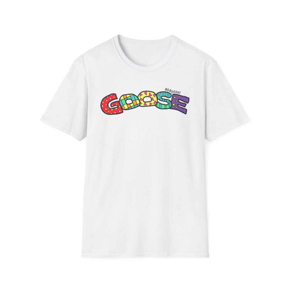 Goose x Staycool   Rainbow Unisex Softstyle T-Shirt