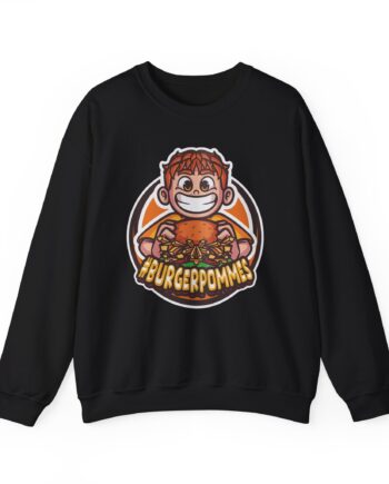 Burger Pommes Unisex Heavy Blend™ Crewneck Sweatshirt