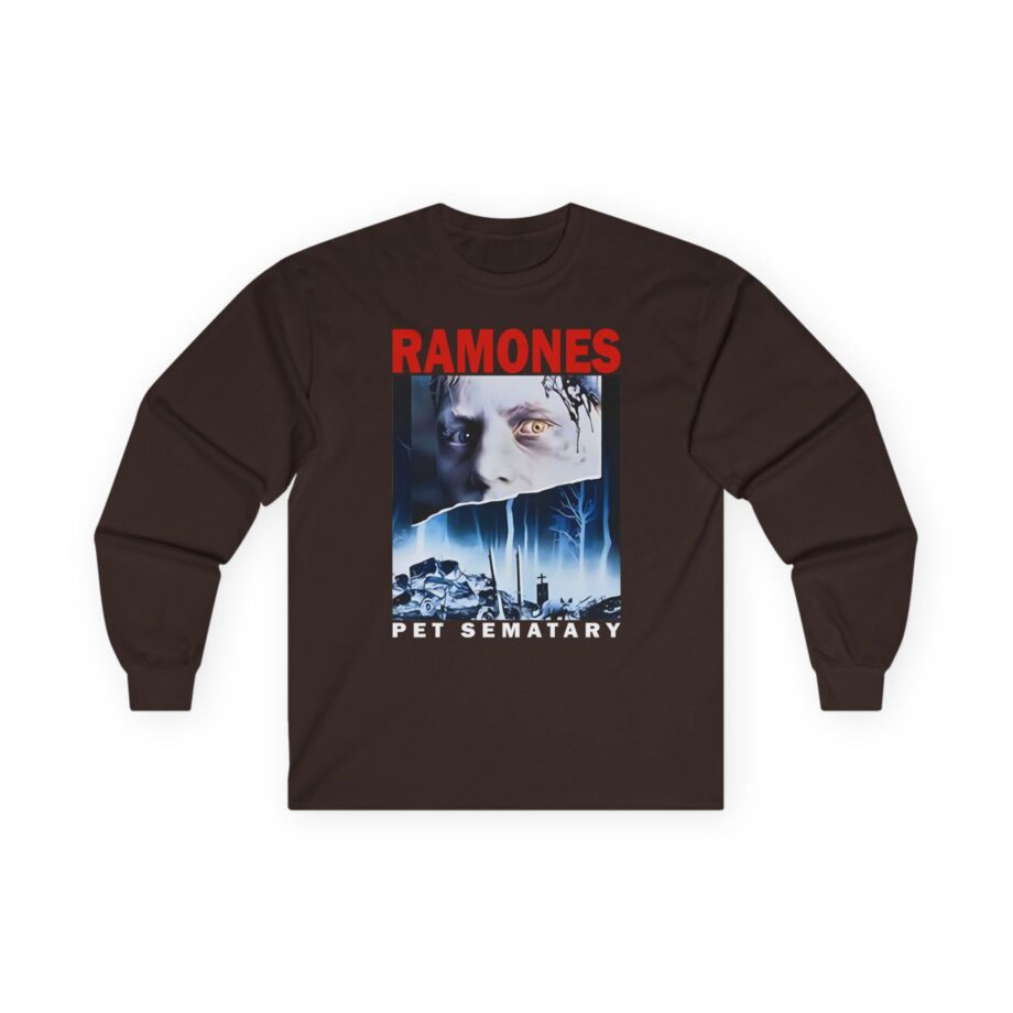 Ramones Pet Sematary T Shirt Unisex Ultra Cotton Long Sleeve Tee