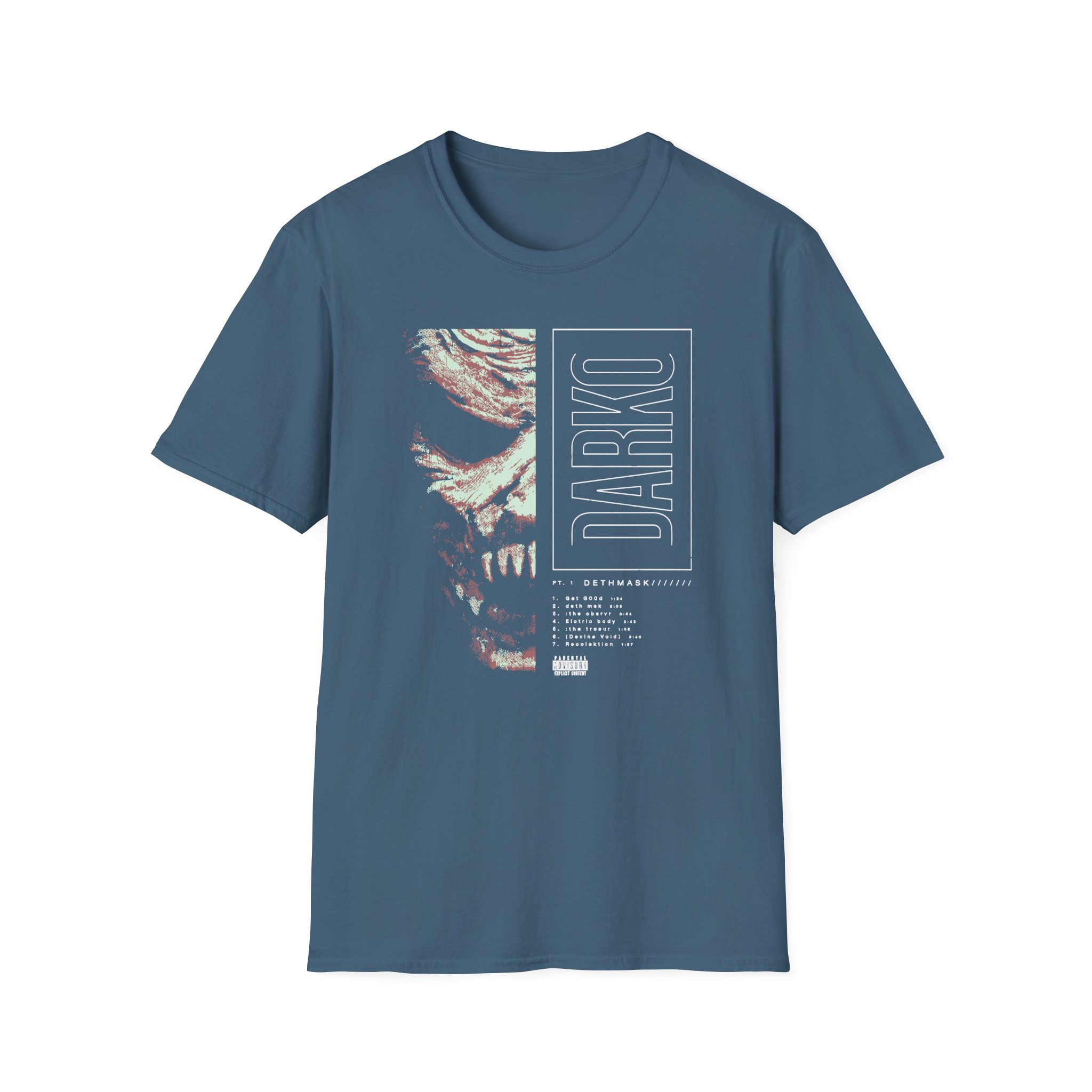 Darko Dethmask Pt 1 Unisex Softstyle T-Shirt