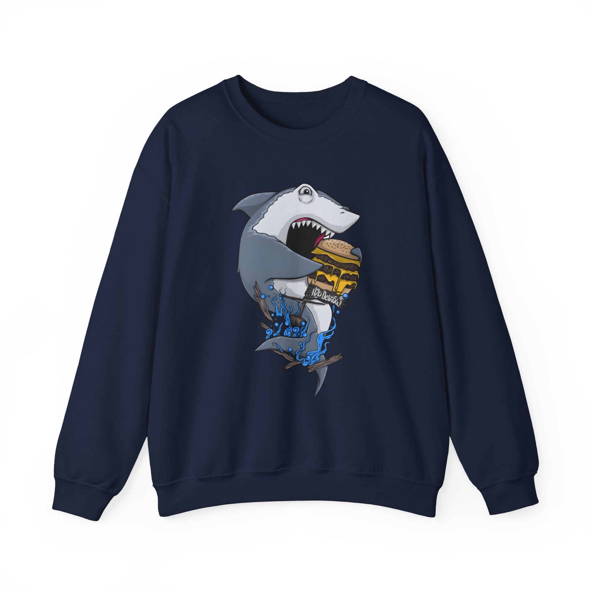 H2odelirious Hungry Shark Unisex Heavy Blendâ„¢ Crewneck Sweatshirt