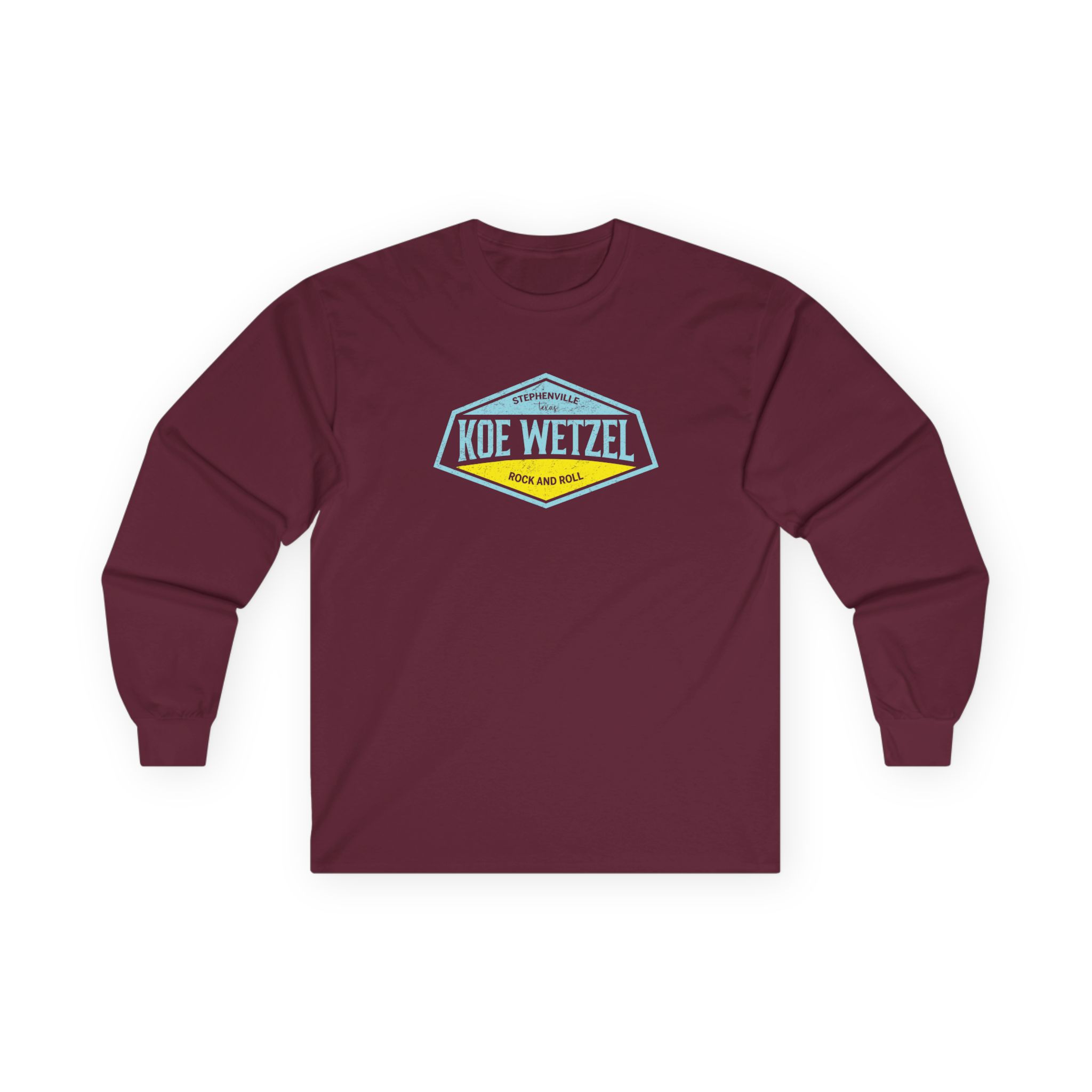 Koe Wetzel Stephenville Rock & Roll Unisex Ultra Cotton Long Sleeve Tee