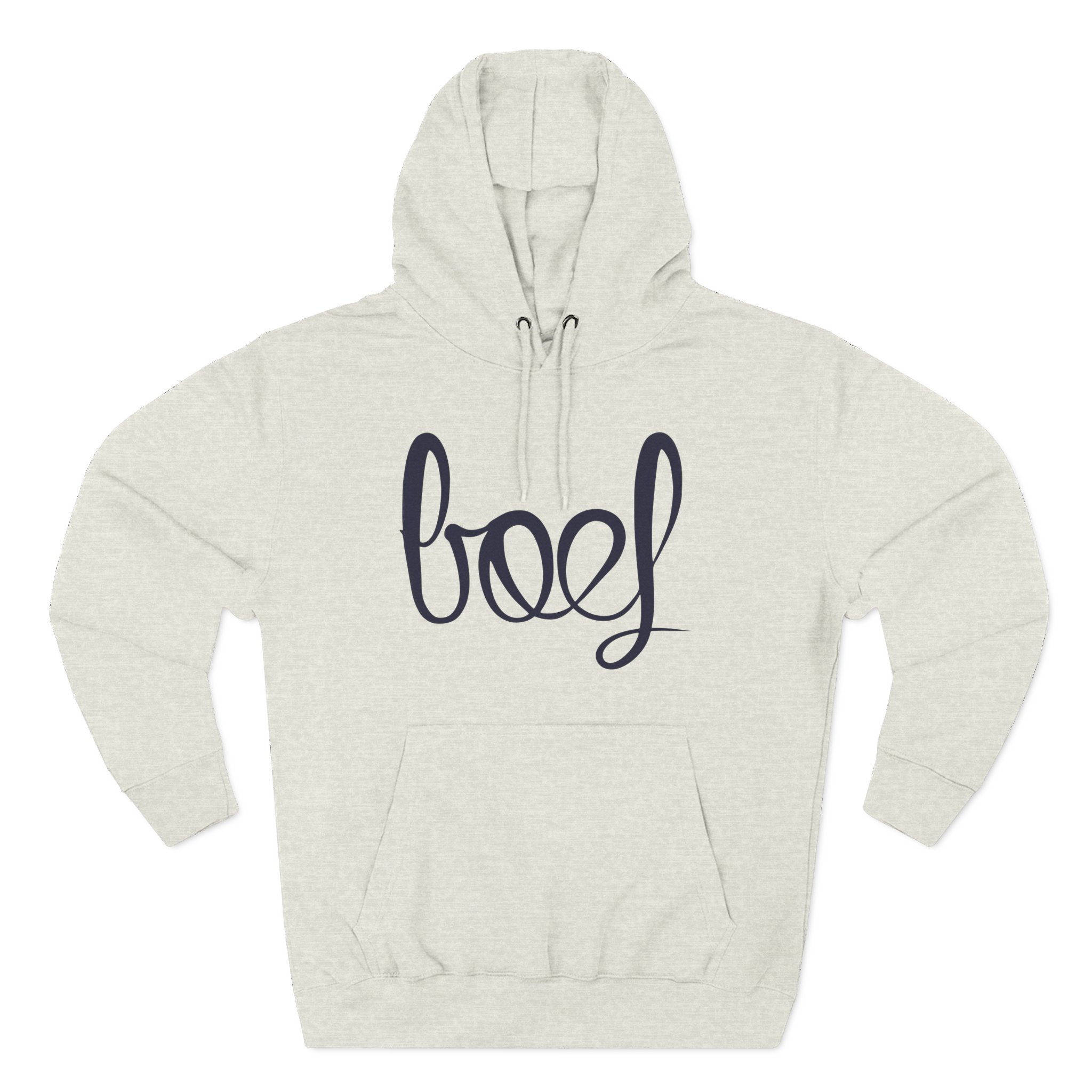 Boef Three-Panel Fleece Hoodie