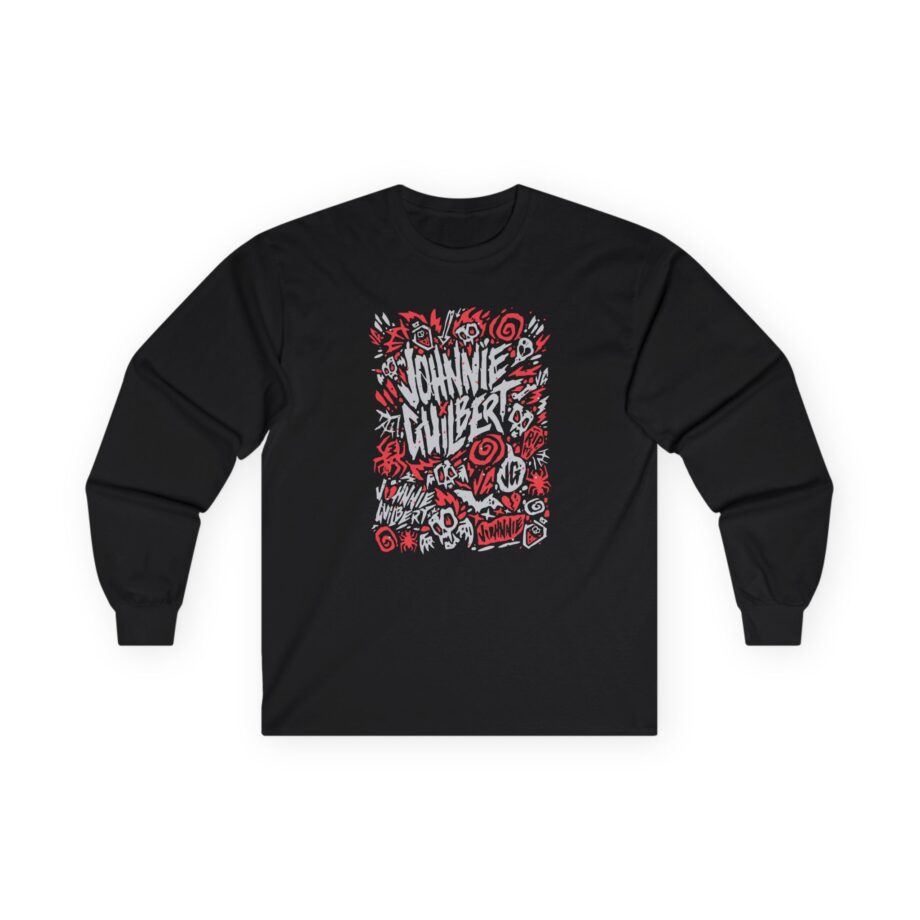 Jake & Johnnie Red Johnnie Guilbert Logo Unisex Ultra Cotton Long Sleeve Tee