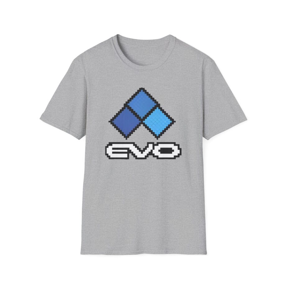 Evo 8 Bit Logo Returns Unisex Softstyle T-Shirt