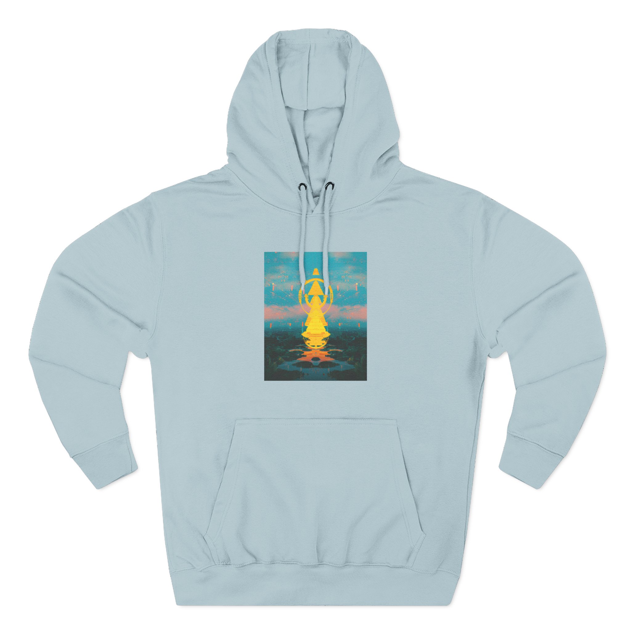Pretty Lights Admat Three-Panel Fleece Hoodie