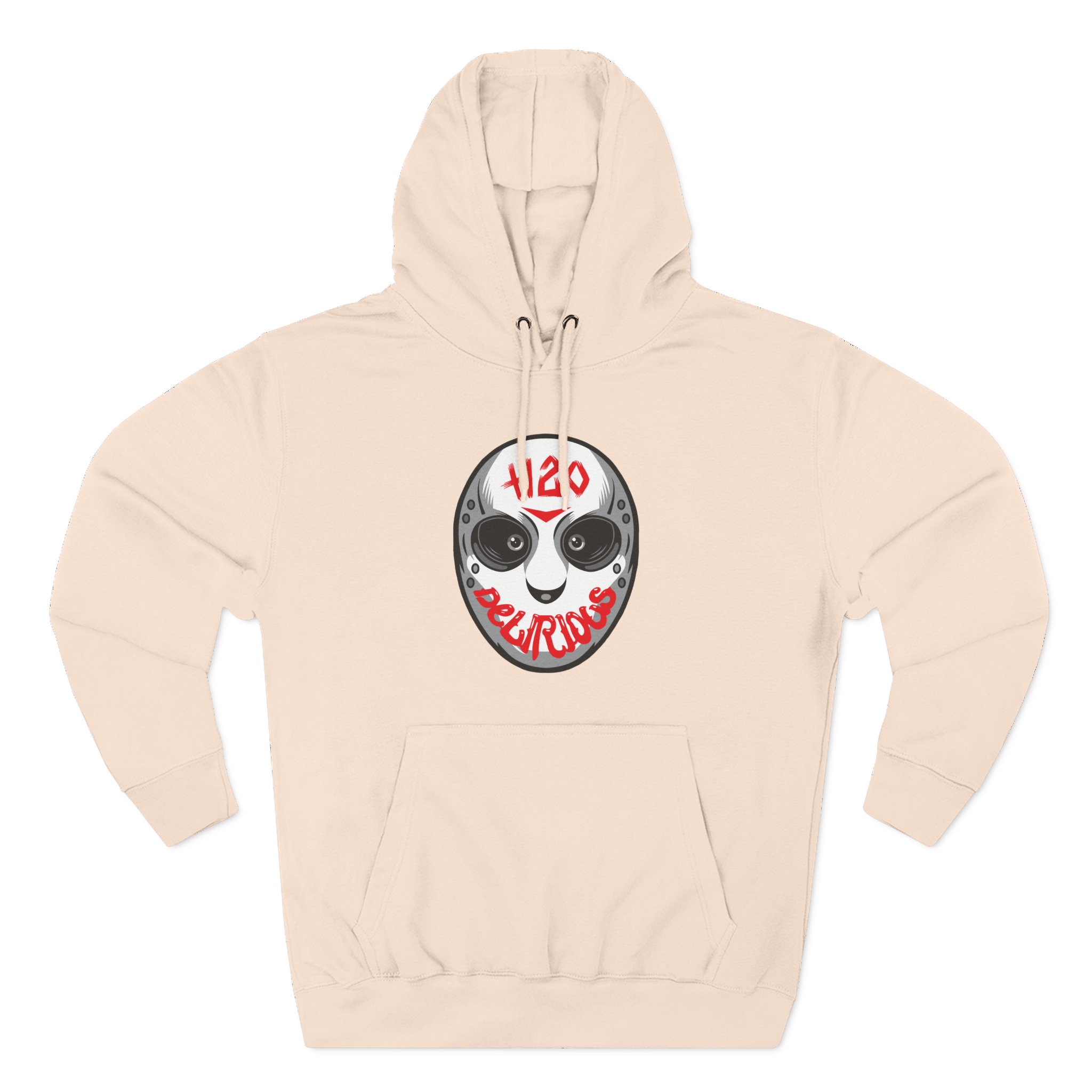 H2odelirious Face Mask Logo Three-Panel Fleece Hoodie