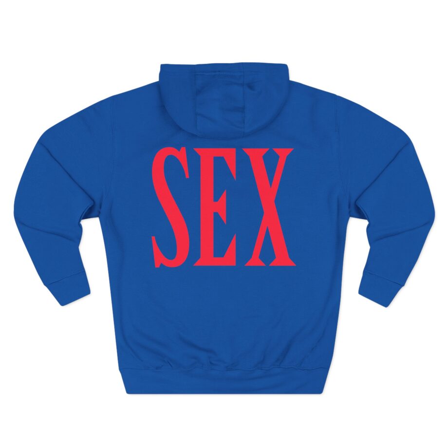 Sexmane Three-Panel Fleece Hoodie