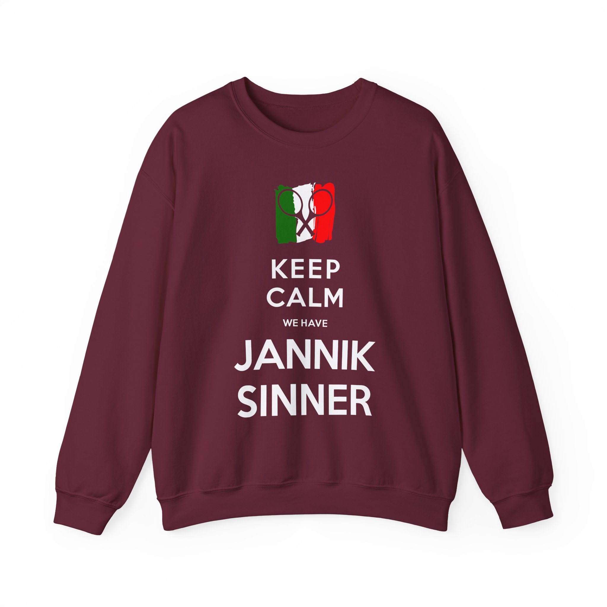 Jannik Sinner Keep Calm We Have Unisex Heavy Blendâ„¢ Crewneck Sweatshirt