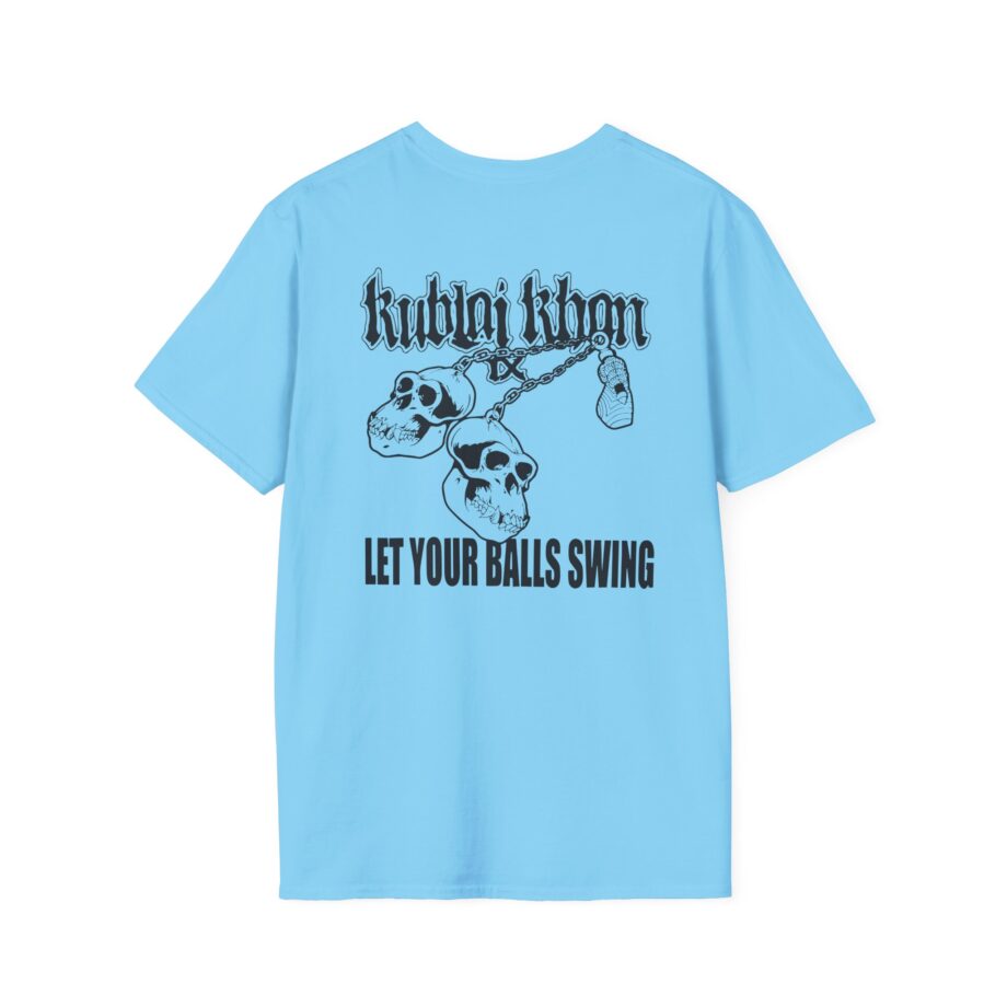 Kublai Khan - Let the Balls Swing Natural Unisex Softstyle T-Shirt