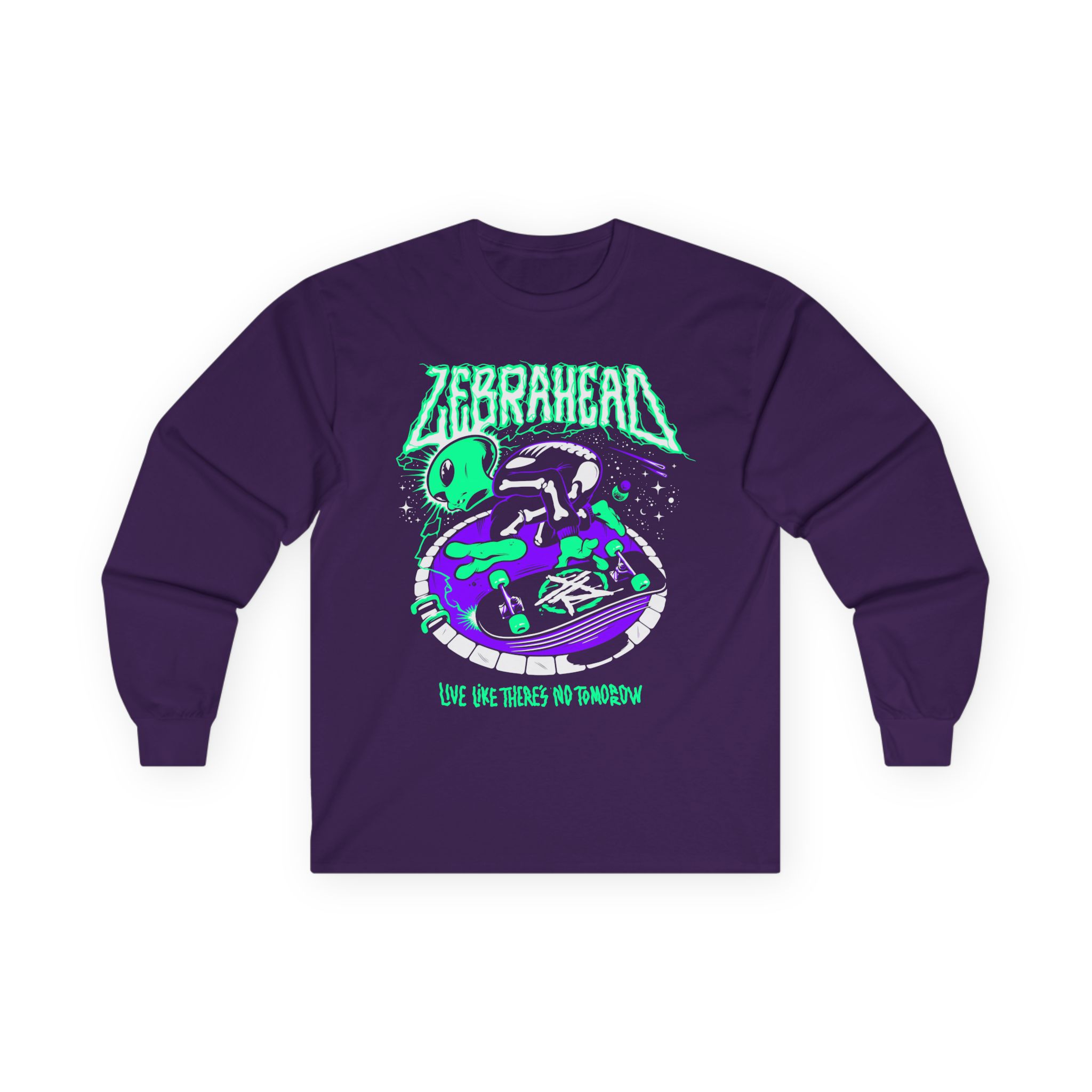 Zebrahead Alien Unisex Ultra Cotton Long Sleeve Tee
