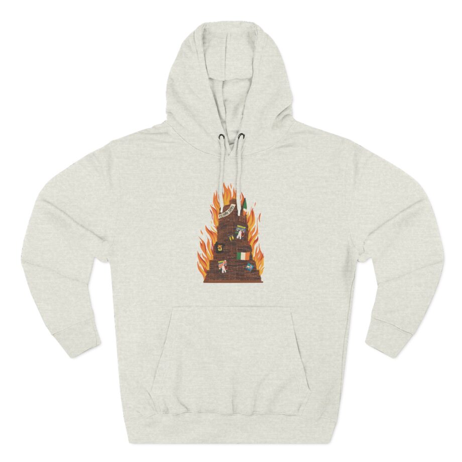 Kneecap Three-Panel Fleece Hoodie