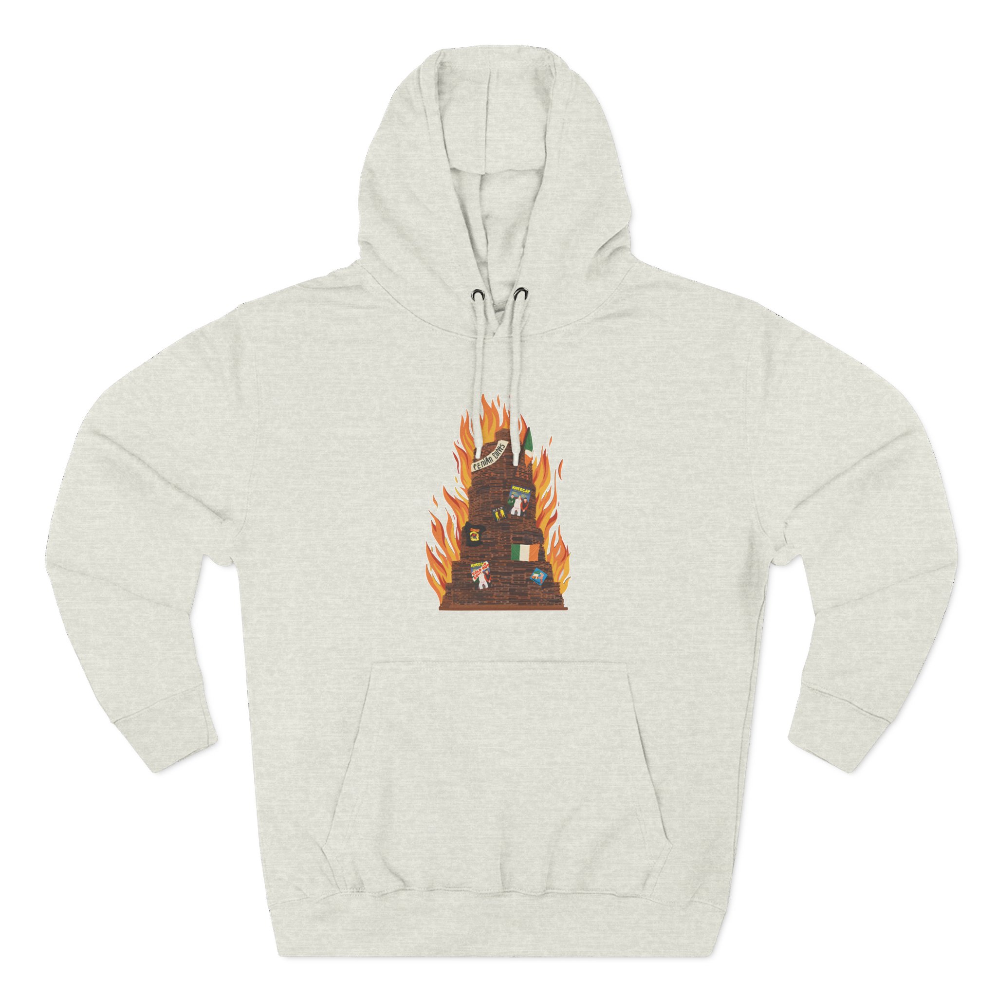 Kneecap Three-Panel Fleece Hoodie