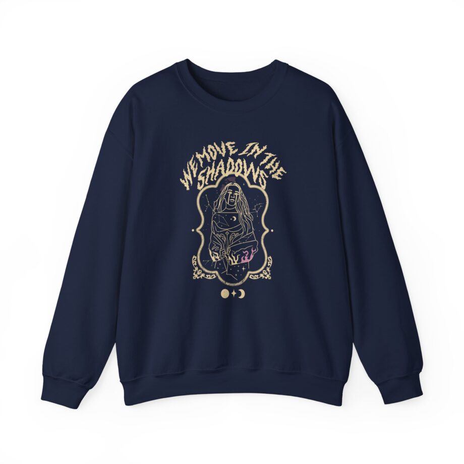 Charlotte Dobre We Move in the Shadows Unisex Heavy Blend™ Crewneck Sweatshirt