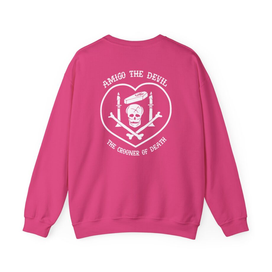 Amigo the Devil Born Against Unisex Heavy Blend™ Crewneck Sweatshirt