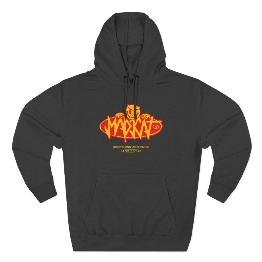 Rubius Fck the Ratz Three-Panel Fleece Hoodie