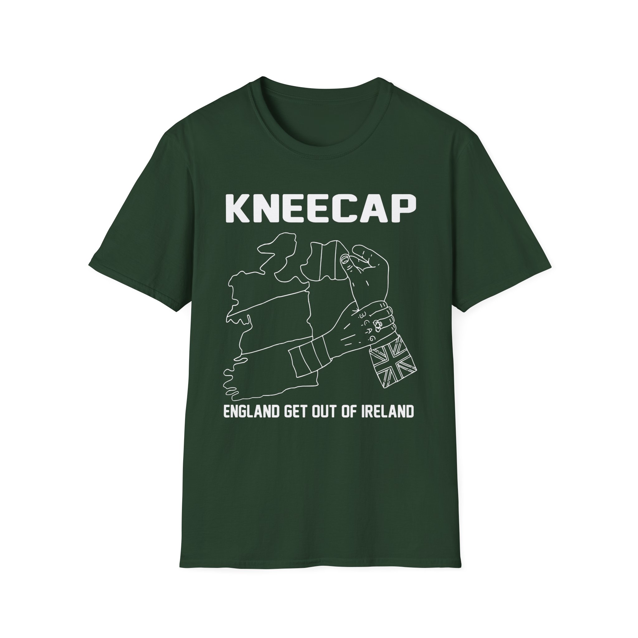 England Get Out of Ireland Unisex Softstyle T-Shirt