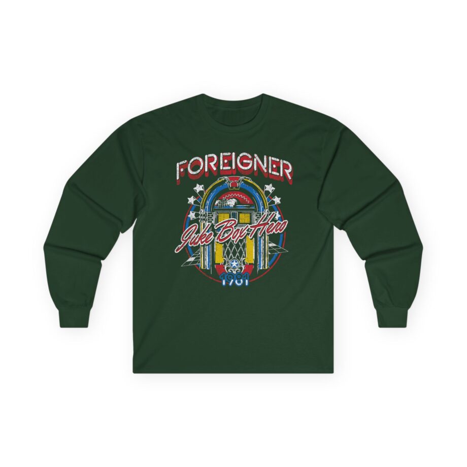 Foreigner Juke Box Hero Unisex Ultra Cotton Long Sleeve Tee