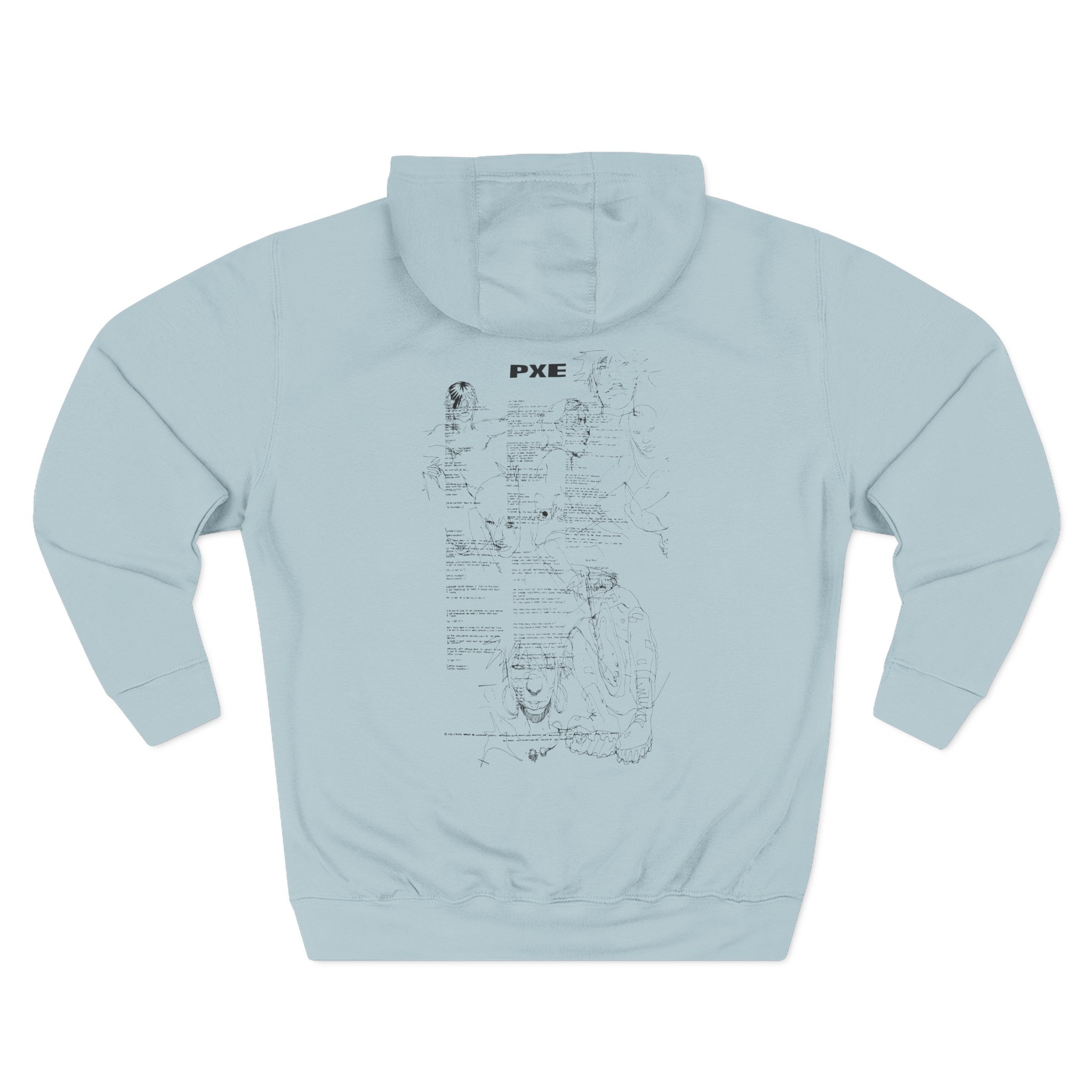 Ecco2k in the Flesh Three-Panel Fleece Hoodie