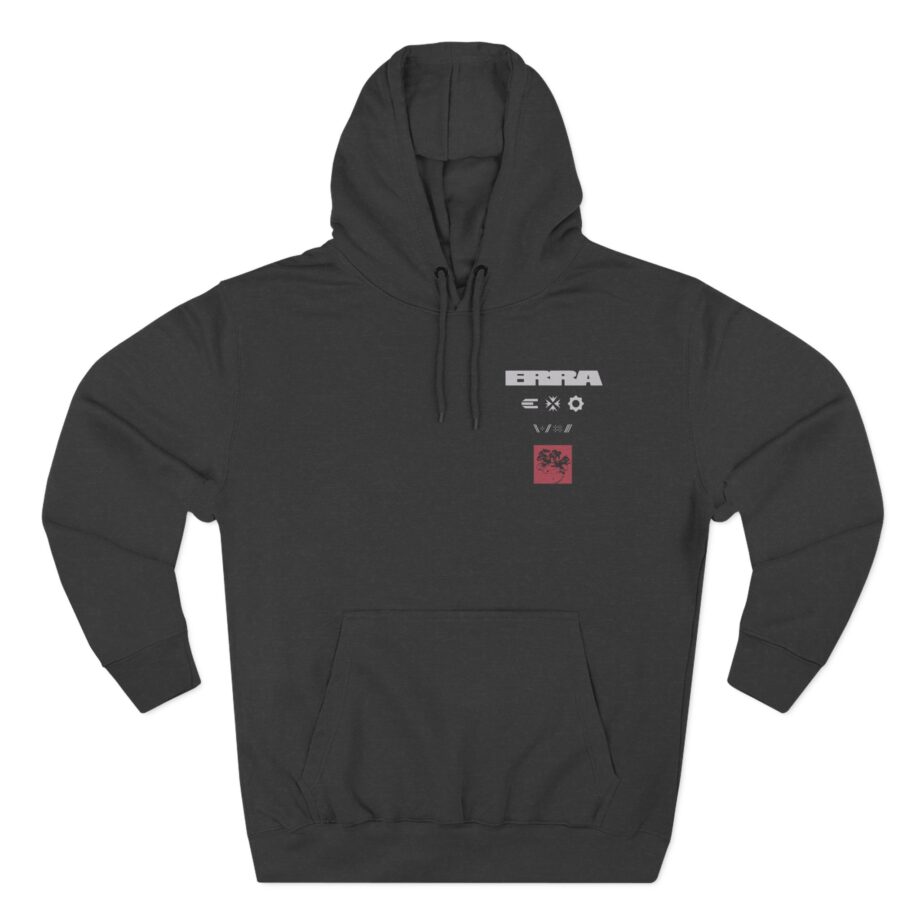 Erra Tracklist Three-Panel Fleece Hoodie