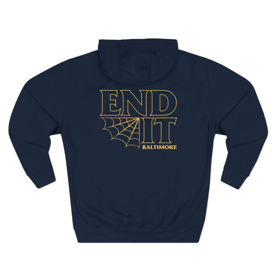 End It Three-Panel Fleece Hoodie