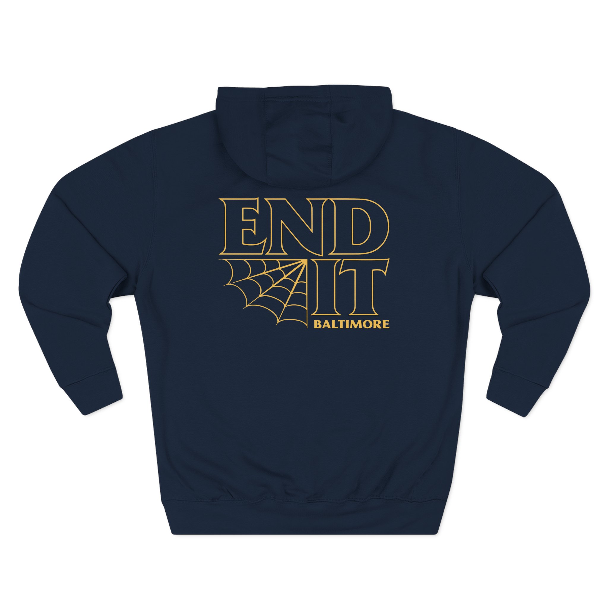 End It Three-Panel Fleece Hoodie
