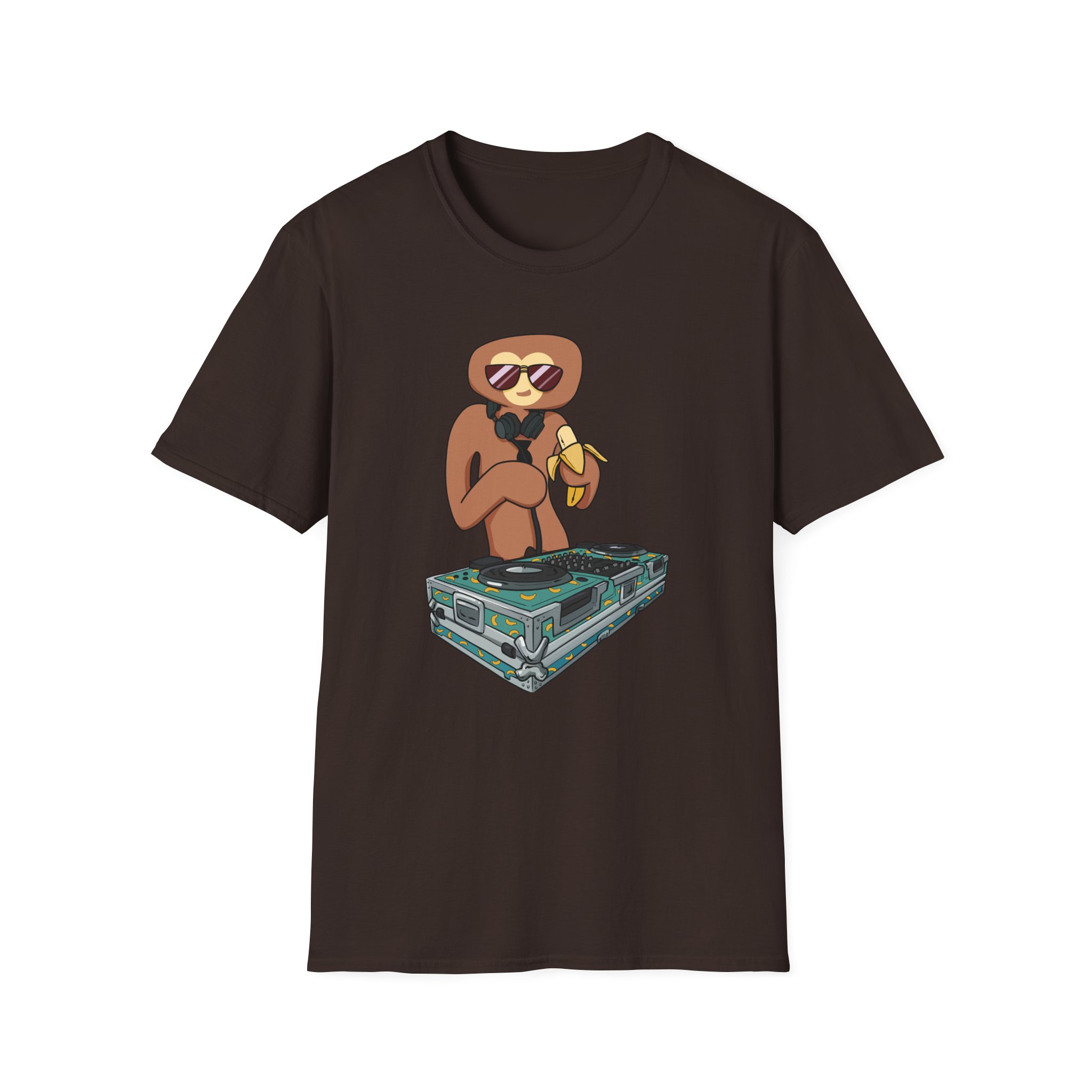 Spoonkid Dj Monke Unisex Softstyle T-Shirt