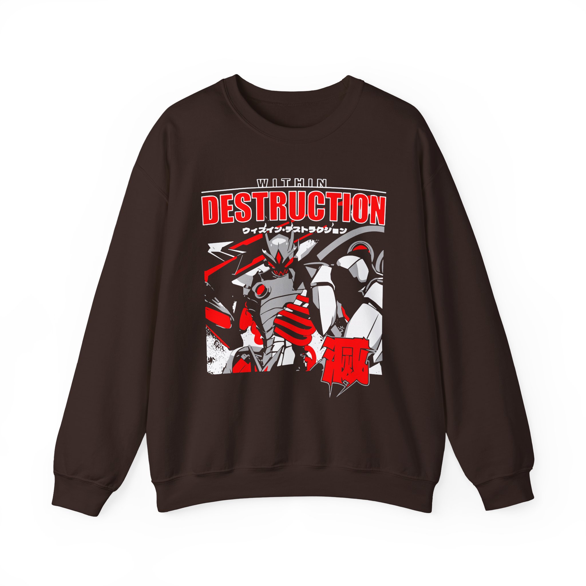 Within Destruction Animetal Unisex Heavy Blend Crewneck Sweatshirt