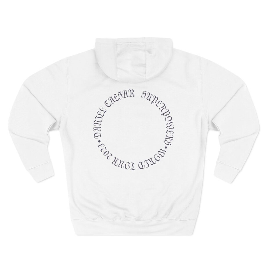 Daniel Caesar Superpowers World Tour Three-Panel Fleece Hoodie