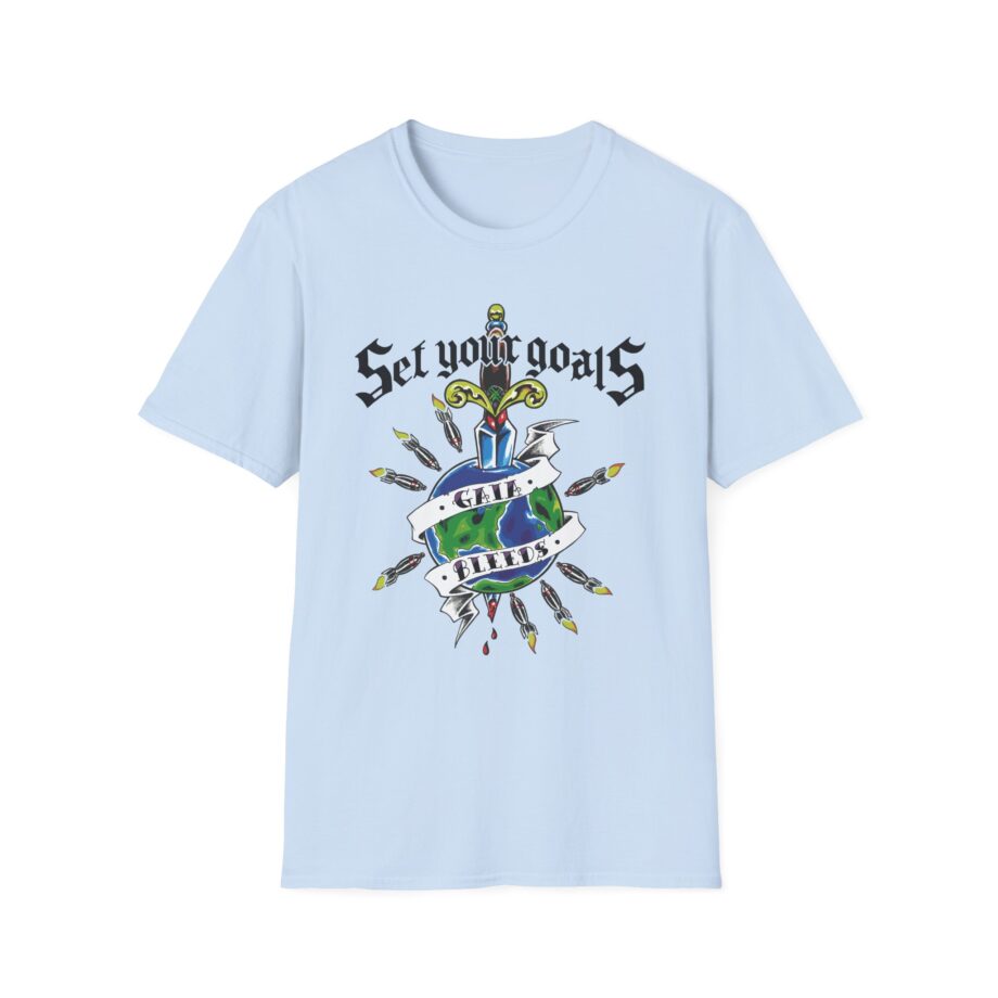 Set Your Goals Gaia Bleeds Unisex Softstyle T-Shirt