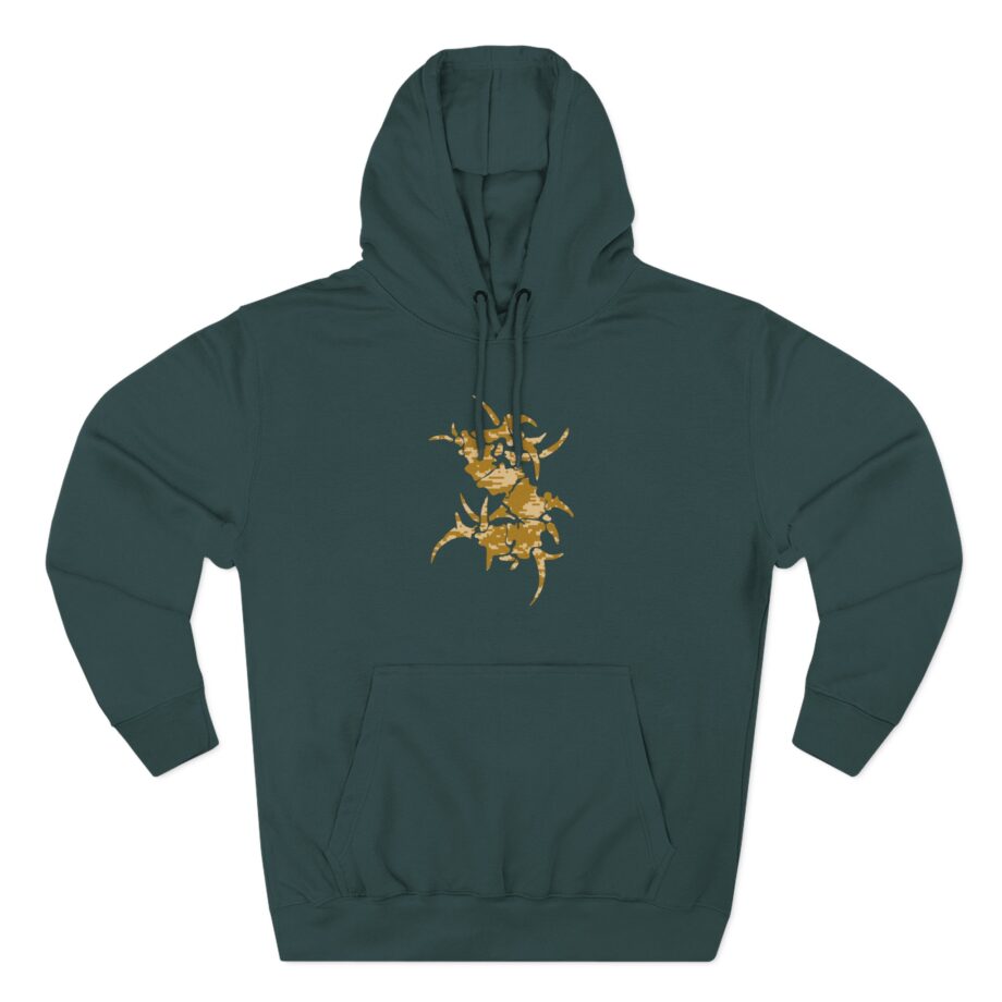 Sepultura Desert Camo S Logo Three-Panel Fleece Hoodie