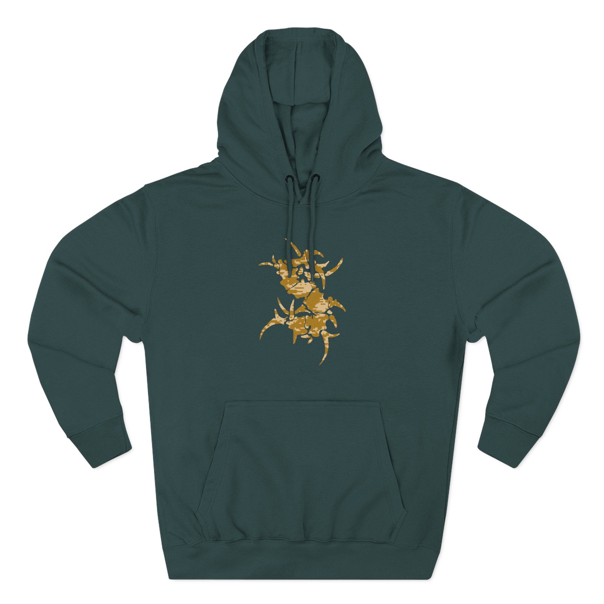 Sepultura Desert Camo S Logo Three-Panel Fleece Hoodie