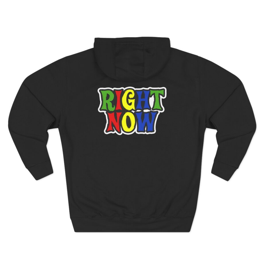 Nekrogoblikon Right Now Zip Up Three-Panel Fleece Hoodie