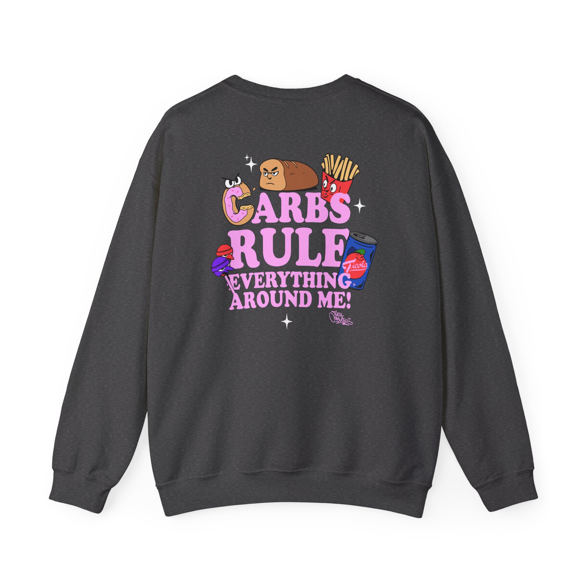 Method Man Carbs Rule Everything Around Me Unisex Heavy Blendâ„¢ Crewneck Sweatshirt