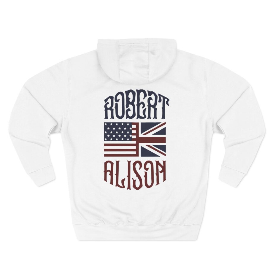 Robert Plant Inflated Type Three-Panel Fleece Hoodie