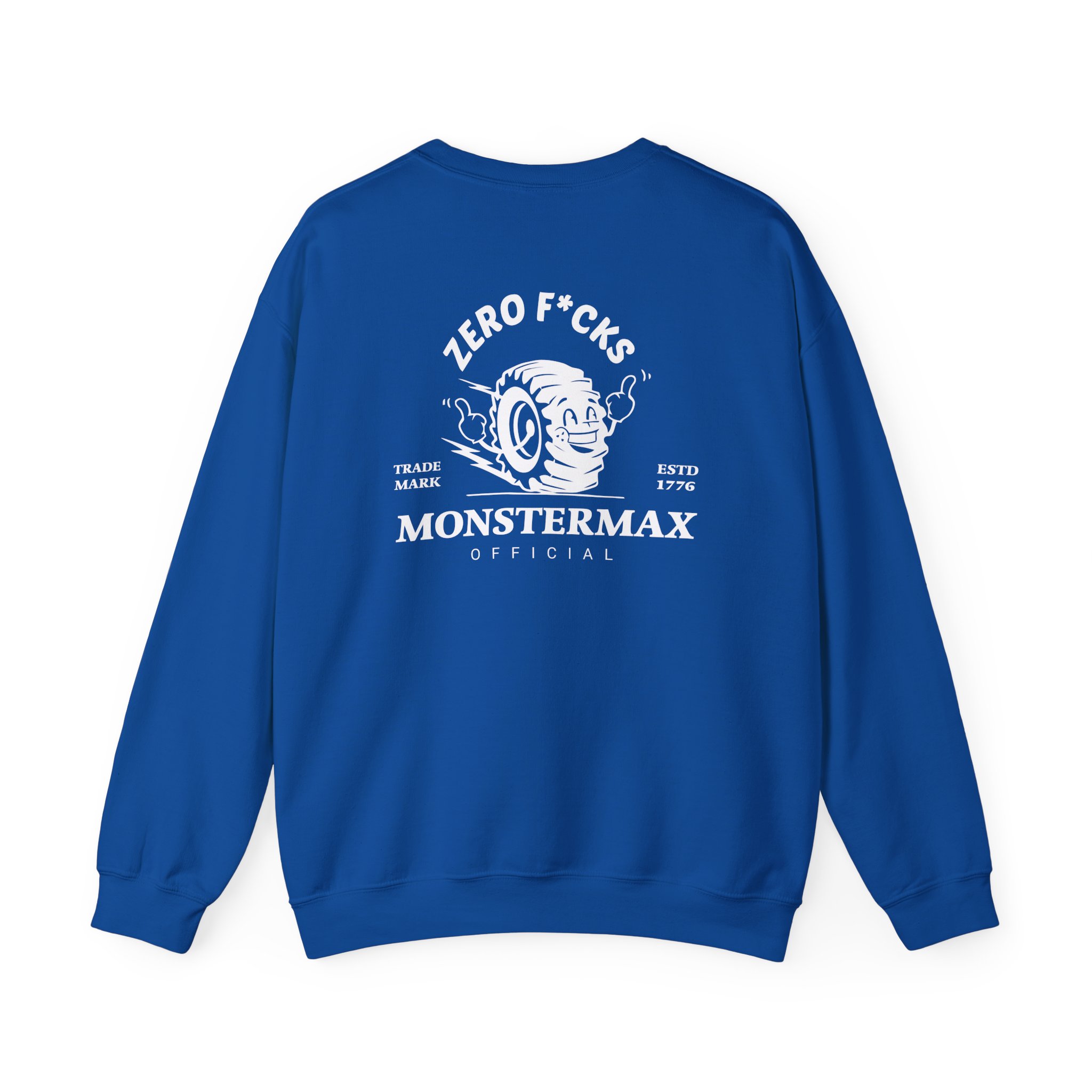 Monstermax Zero Fucks Unisex Heavy Blendâ„¢ Crewneck Sweatshirt